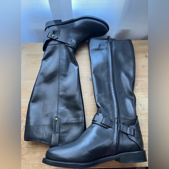 New Tory Burch Colton Riding Boots Galleon
Leather Black Women’s Size 6 - Picture 6 of 8